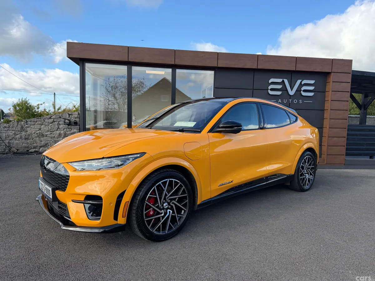 Ford Mustang Mach-E Hatchback, Electric, 2022, Orange