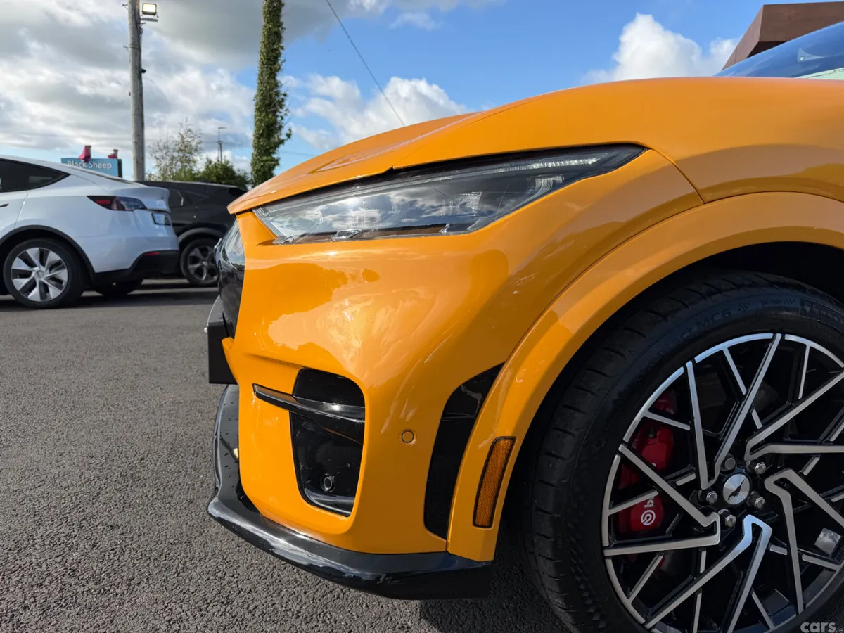 Ford Mustang Mach-E Hatchback, Electric, 2022, Orange