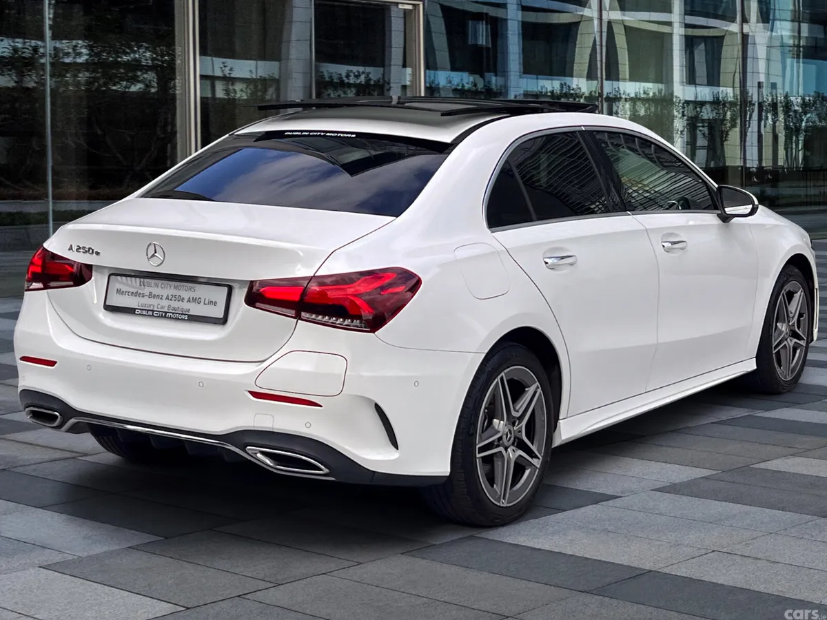 Mercedes-Benz A-Class Saloon, Petrol Plug-in Hybrid, 2021, White