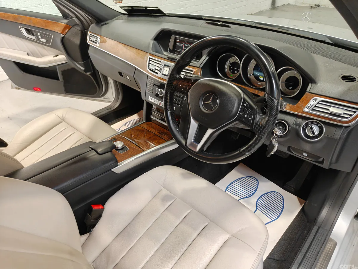 Mercedes-Benz E-Class Saloon, Diesel Hybrid, 2014, Silver