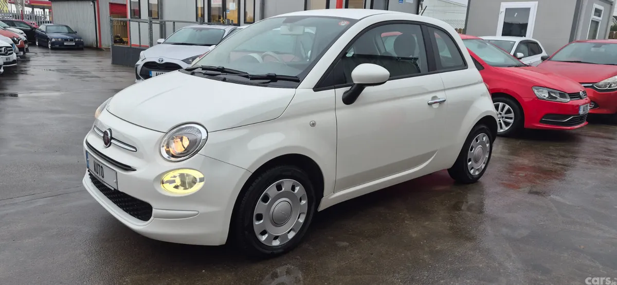 Fiat 500 Hatchback, Petrol, 2017, White