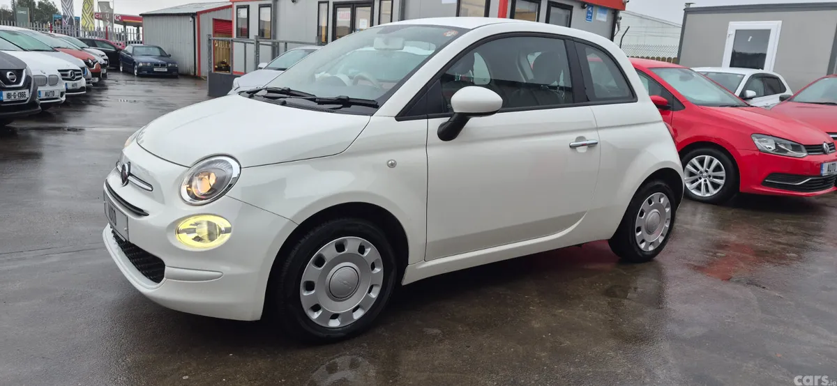 Fiat 500 Hatchback, Petrol, 2017, White