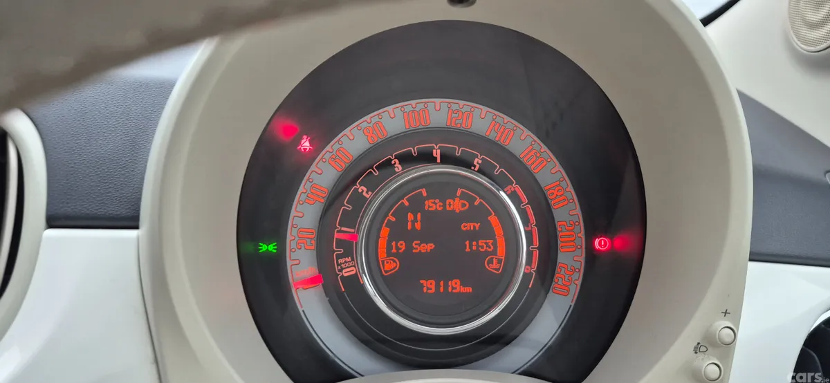 Fiat 500 Hatchback, Petrol, 2017, White