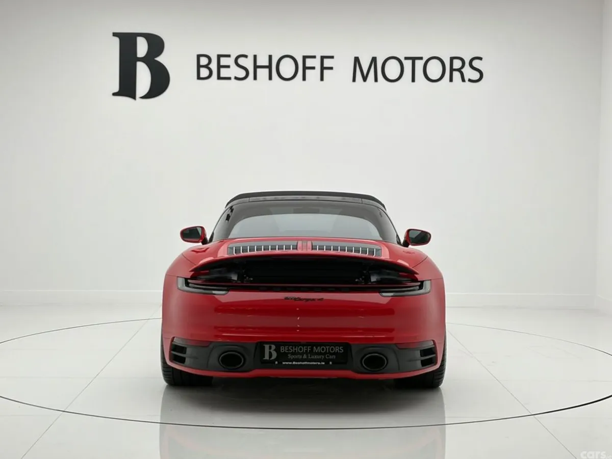 Porsche 911 Convertible, Petrol, 2023, Red