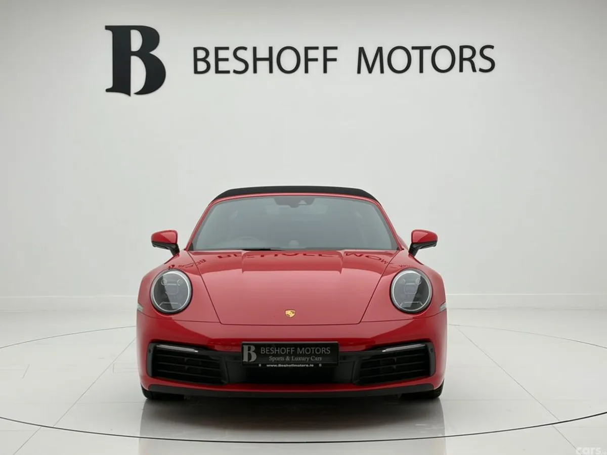 Porsche 911 Convertible, Petrol, 2023, Red