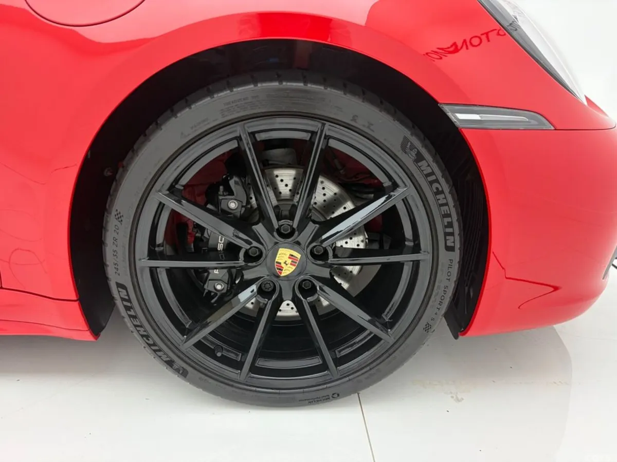 Porsche 911 Convertible, Petrol, 2023, Red