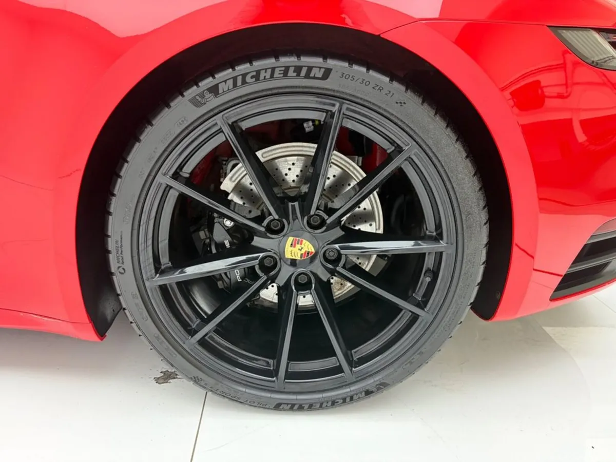 Porsche 911 Convertible, Petrol, 2023, Red
