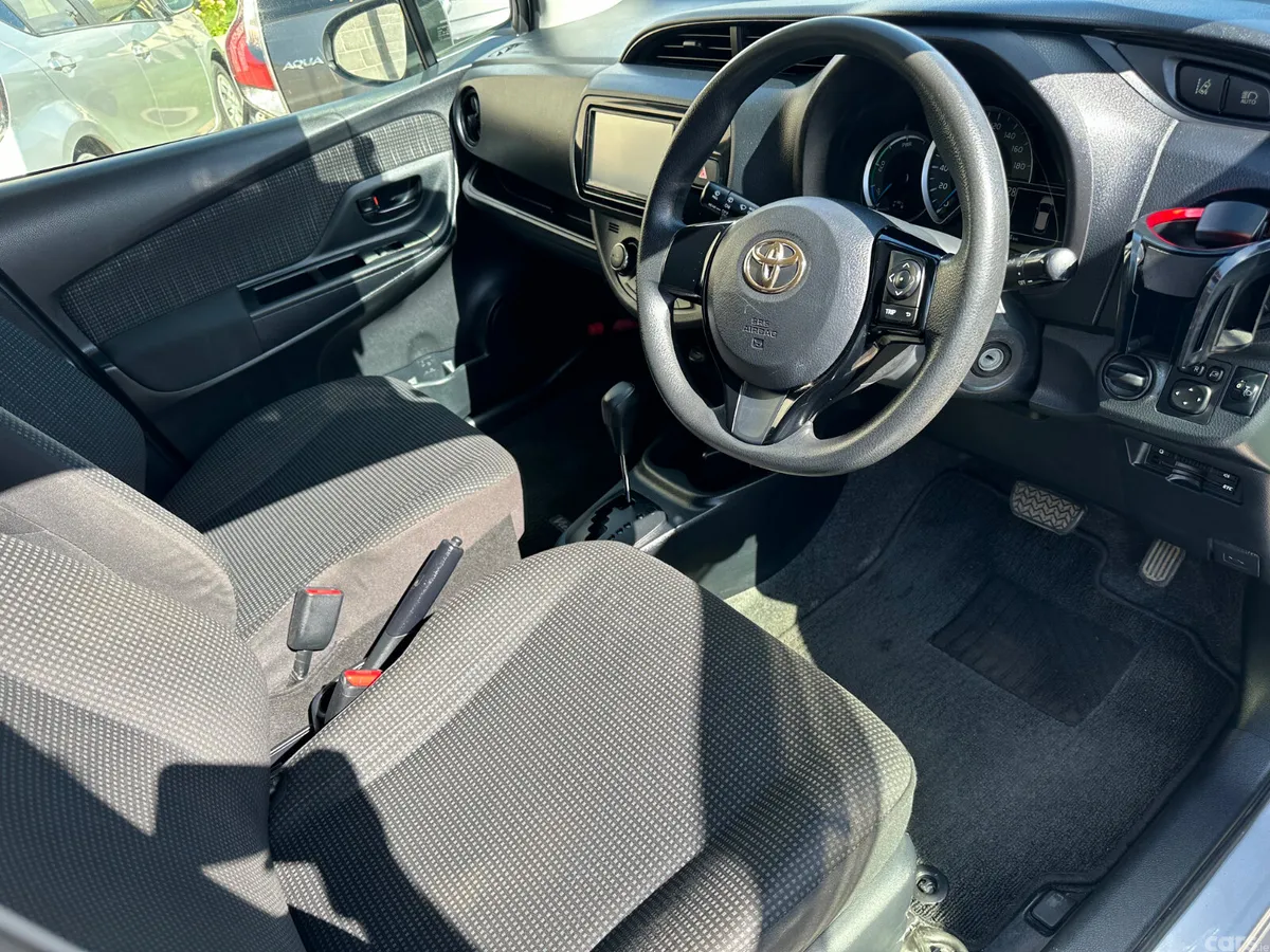 Toyota Vitz Hatchback, Petrol Hybrid, 2019, Silver