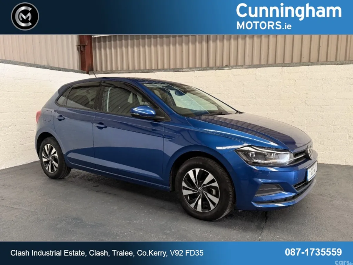 Volkswagen Polo Hatchback, Petrol, 2021, Blue