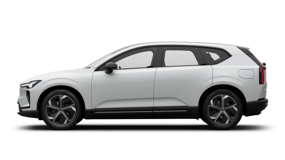 Volvo EX60 SUV, Electric, 2027, White