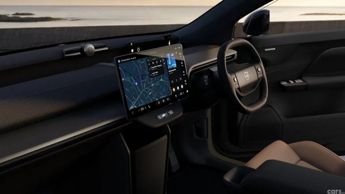 Volvo EX60 SUV, Electric, 2027, Blue