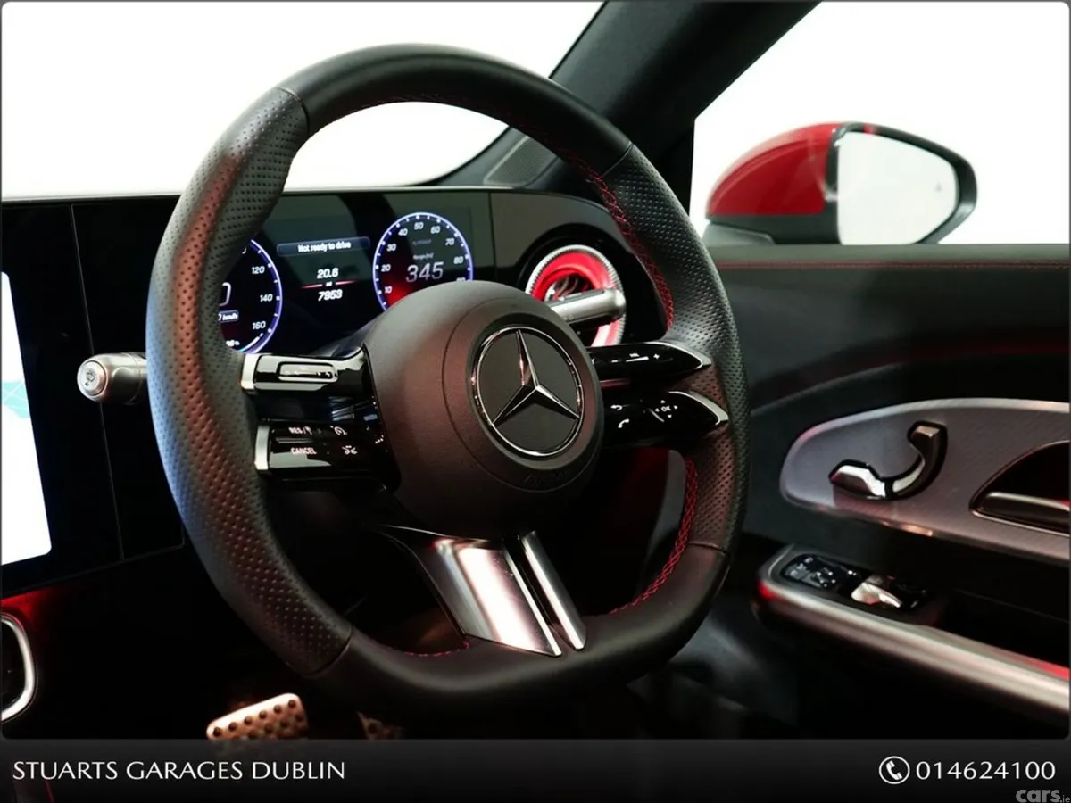 Mercedes-Benz CLA Saloon, Electric, 2026, Red