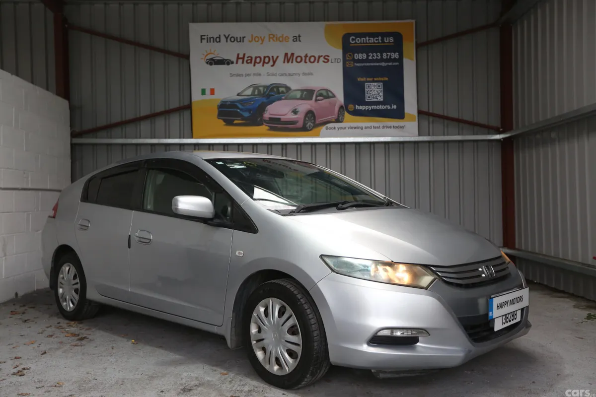 Honda Insight Saloon, Petrol Hybrid, 2010, Silver