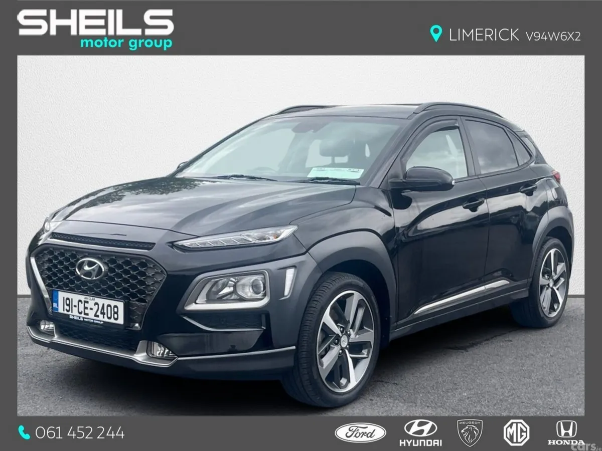 Hyundai KONA Hatchback, Petrol, 2019, Black