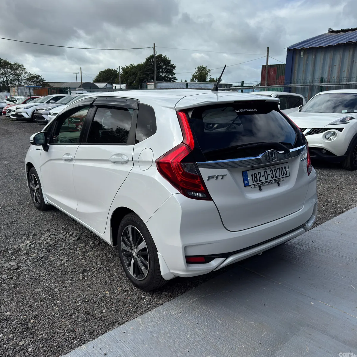 Honda Fit Hatchback, Petrol Hybrid, 2018, White