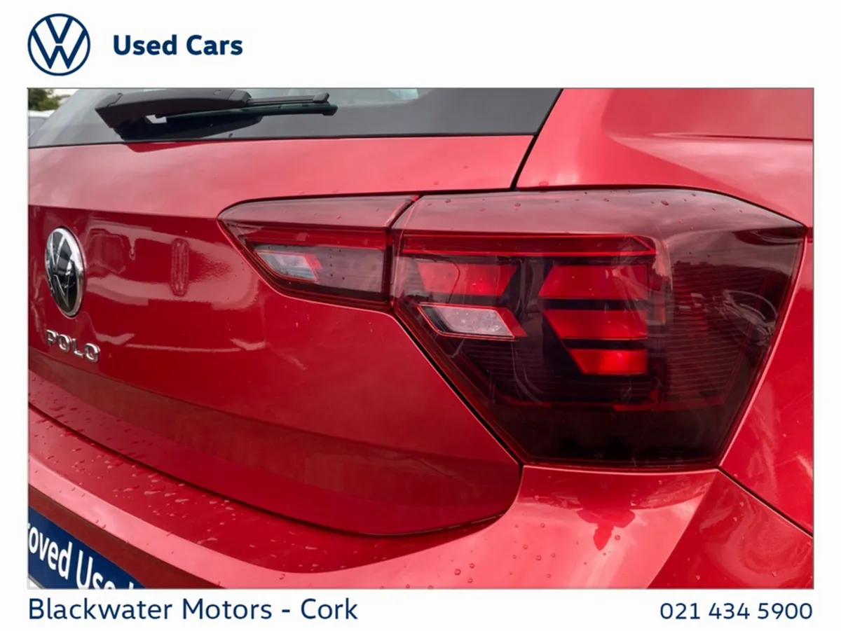 Volkswagen Polo Hatchback, Petrol, 2023, Red