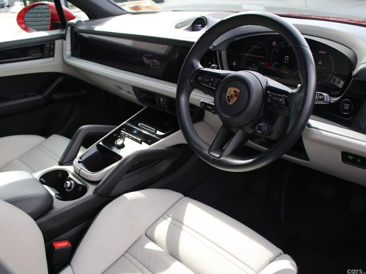 Porsche Cayenne SUV, Petrol Plug-in Hybrid, 2024, Red