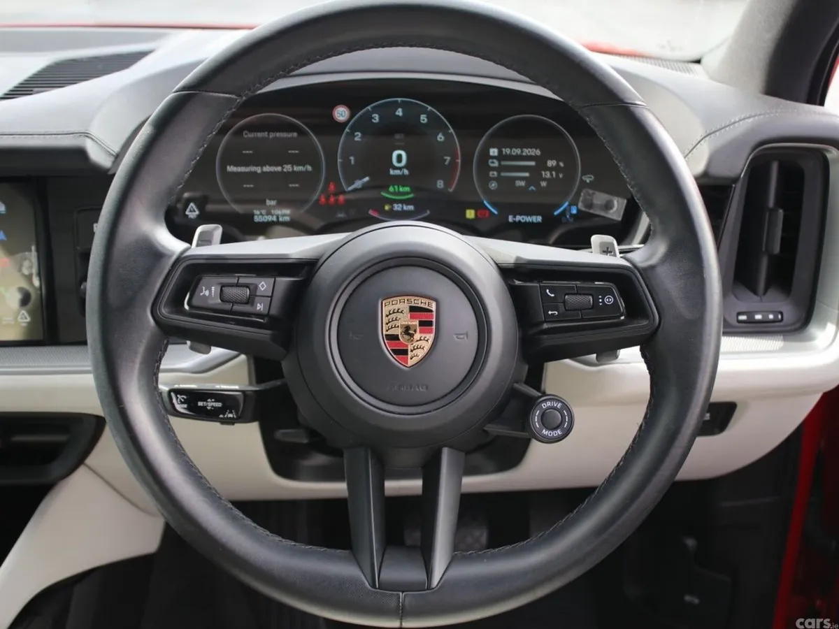 Porsche Cayenne SUV, Petrol Plug-in Hybrid, 2024, Red