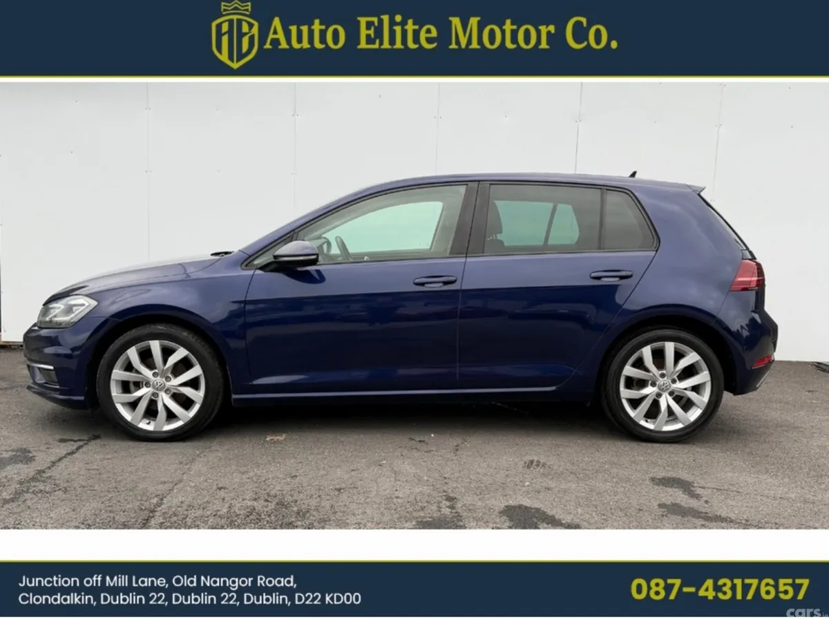 Volkswagen Golf Hatchback, Petrol, 2018, Blue