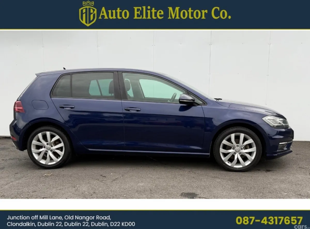 Volkswagen Golf Hatchback, Petrol, 2018, Blue