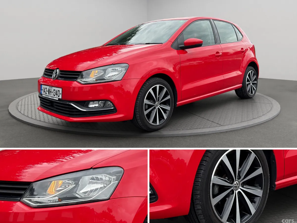 Volkswagen Polo Hatchback, Petrol, 2014, Red