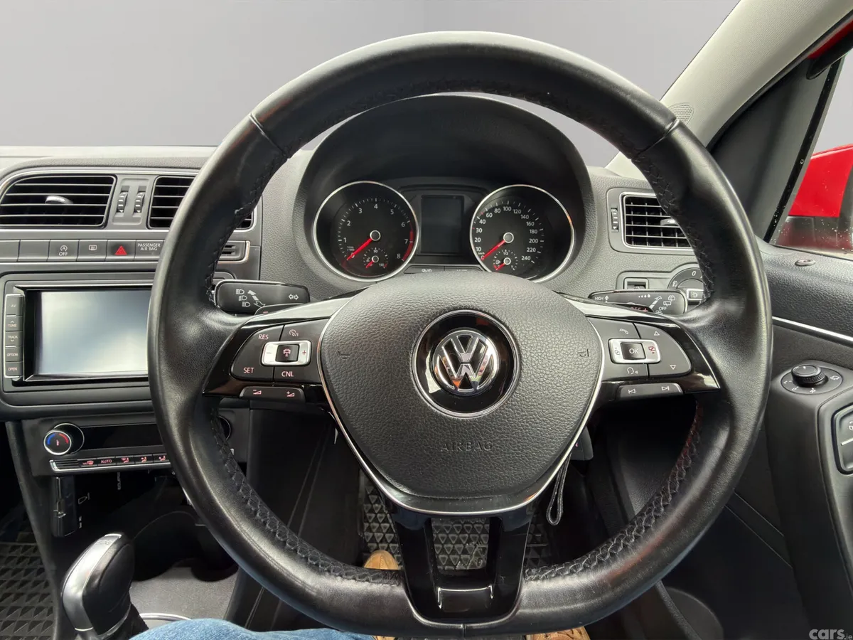 Volkswagen Polo Hatchback, Petrol, 2014, Red