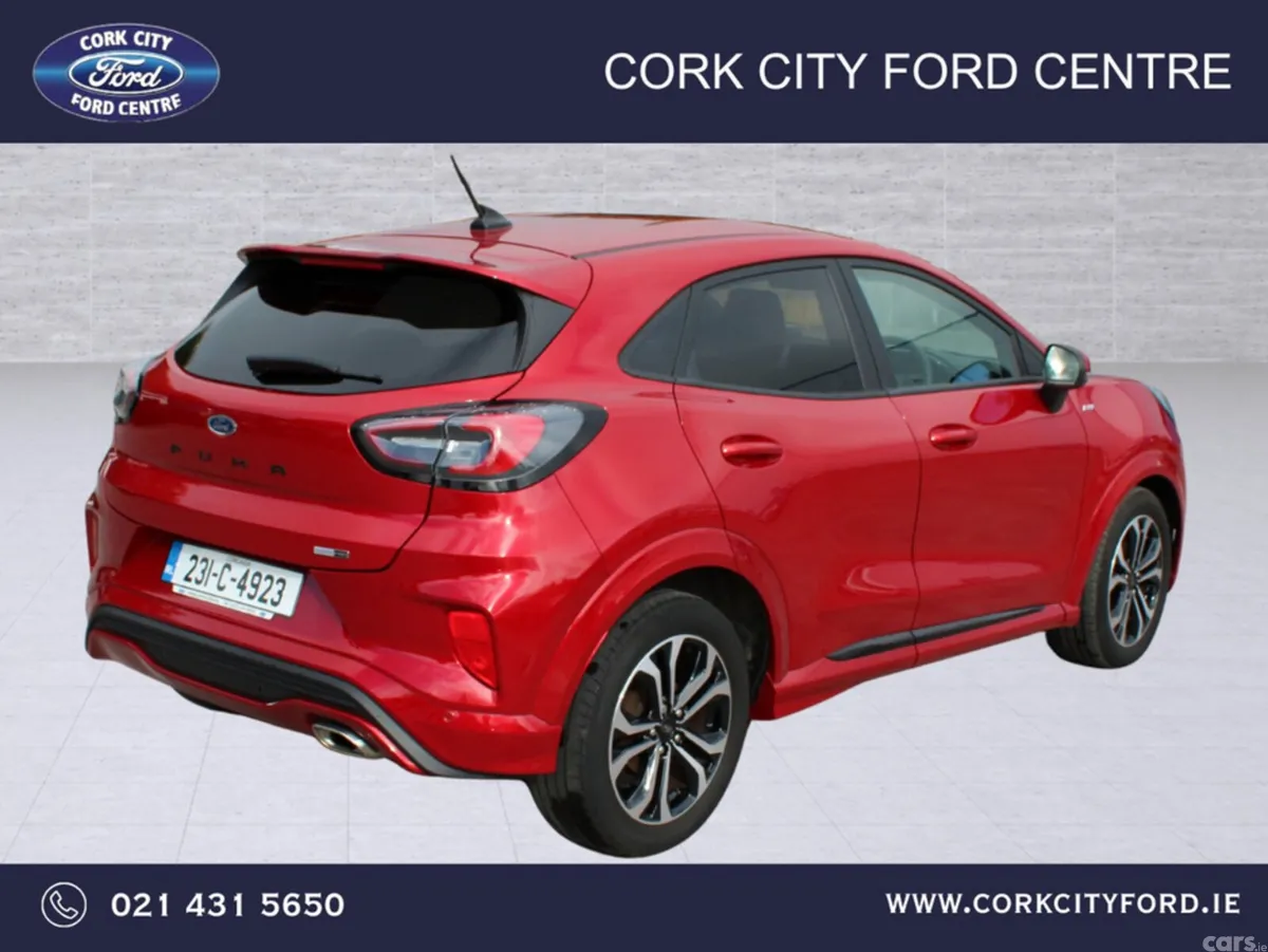 Ford Puma MPV, Petrol Hybrid, 2023, Red