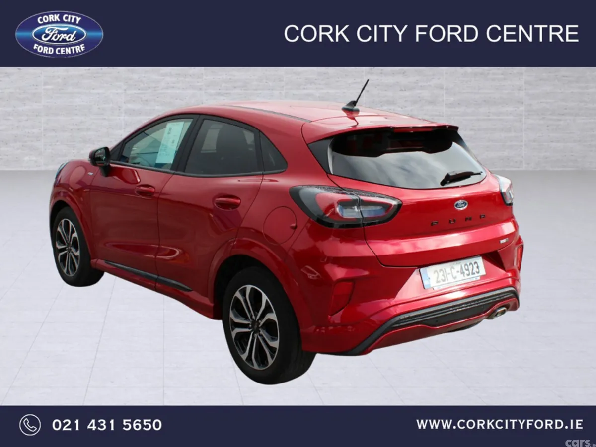 Ford Puma MPV, Petrol Hybrid, 2023, Red