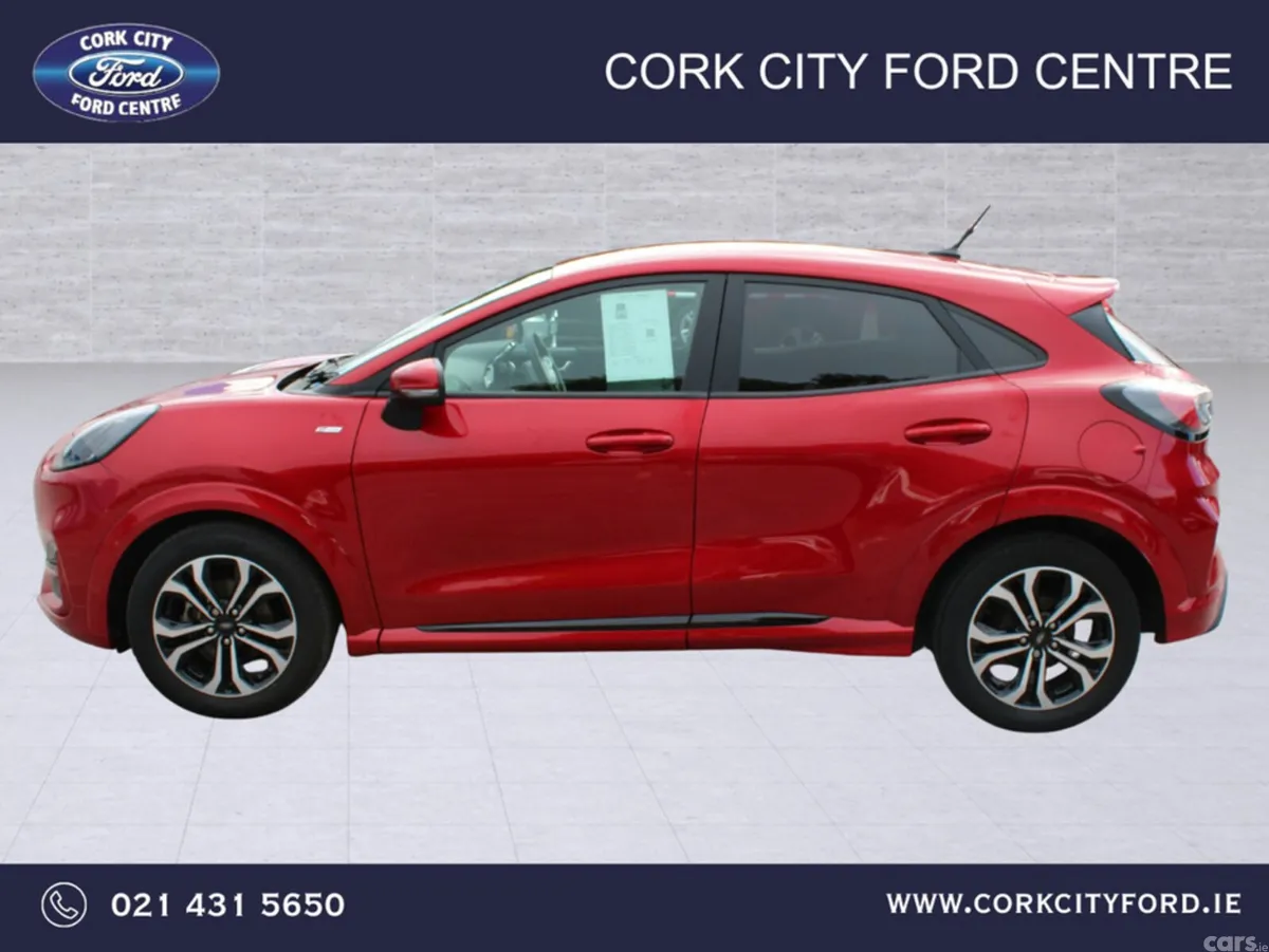 Ford Puma MPV, Petrol Hybrid, 2023, Red