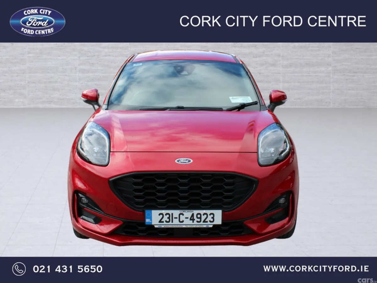Ford Puma MPV, Petrol Hybrid, 2023, Red