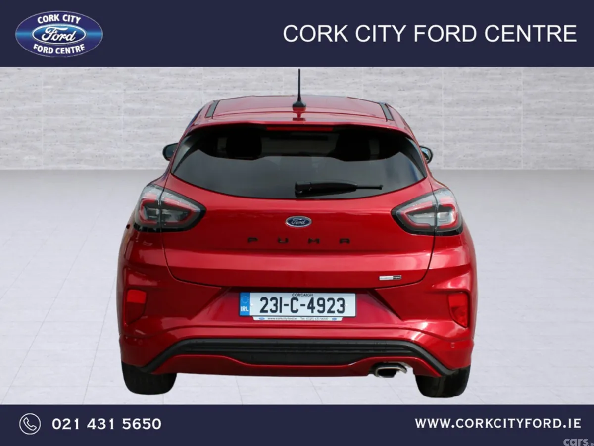 Ford Puma MPV, Petrol Hybrid, 2023, Red