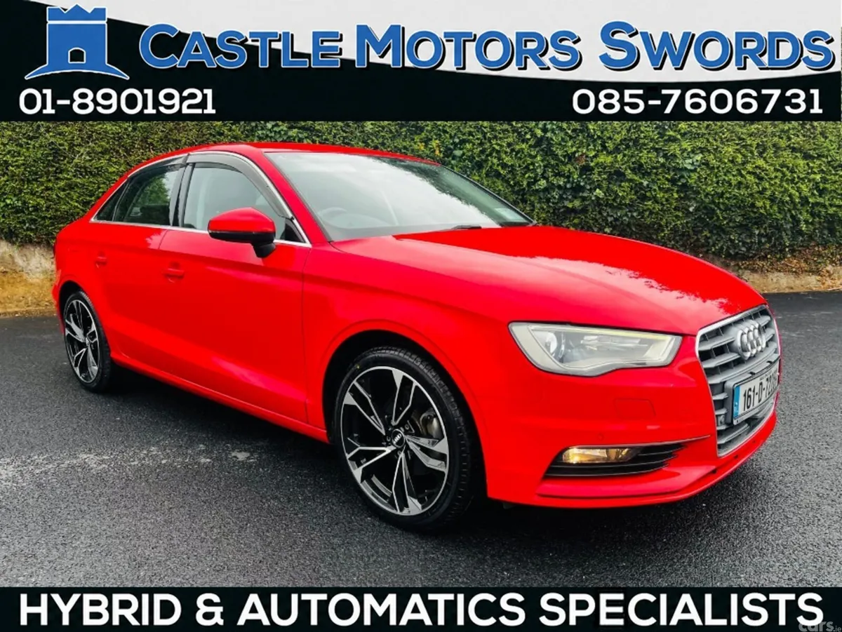 Audi A3 Saloon, Petrol, 2016, Red