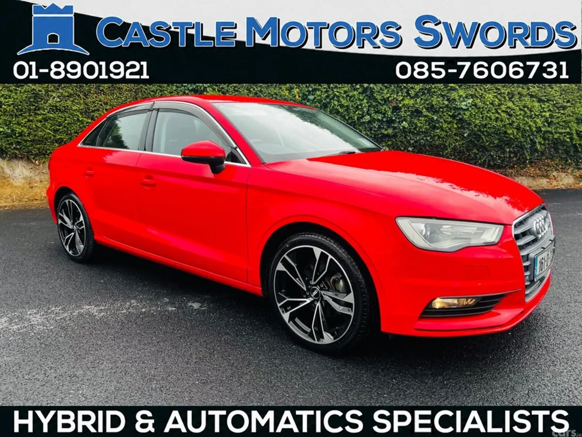 Audi A3 Saloon, Petrol, 2016, Red