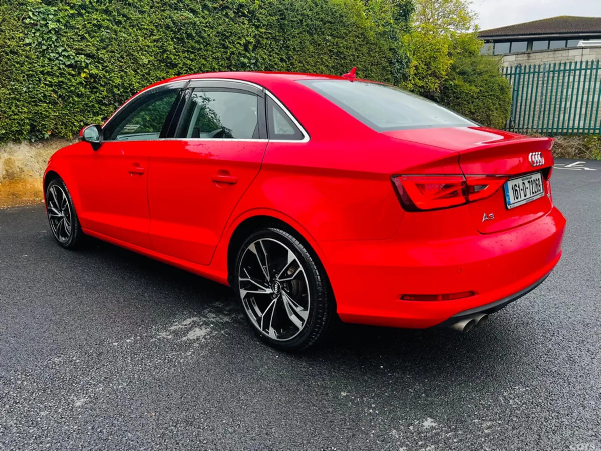 Audi A3 Saloon, Petrol, 2016, Red