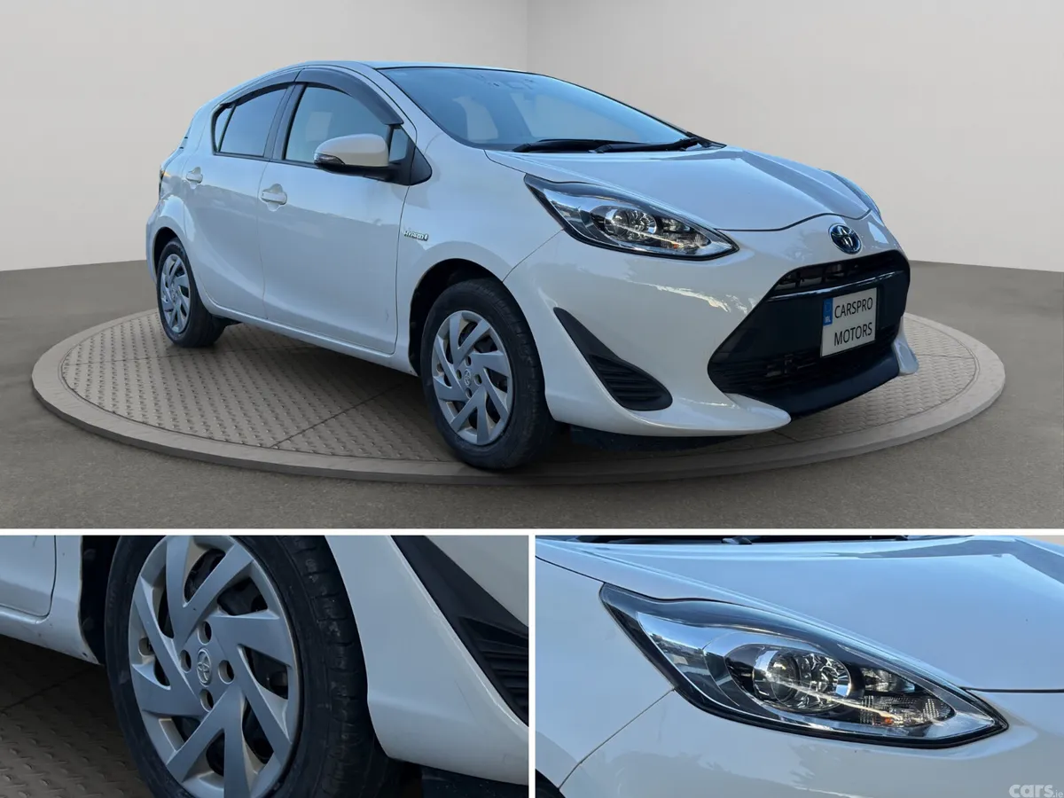 Toyota Aqua Hatchback, Petrol Hybrid, 2019, White