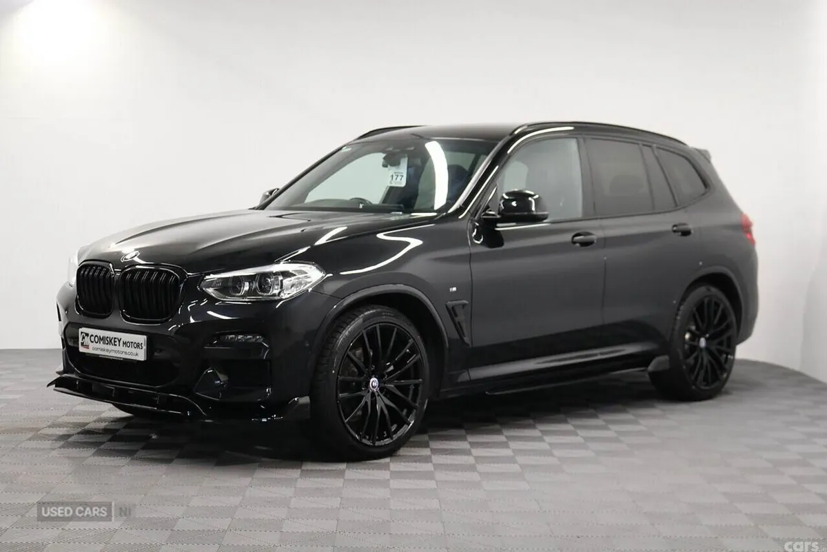 BMW X3 SUV, Diesel Hybrid, 2021, Black