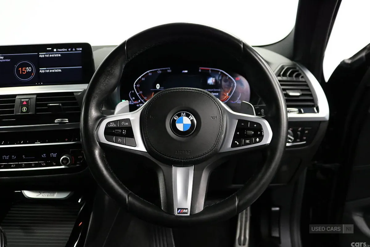 BMW X3 SUV, Diesel Hybrid, 2021, Black