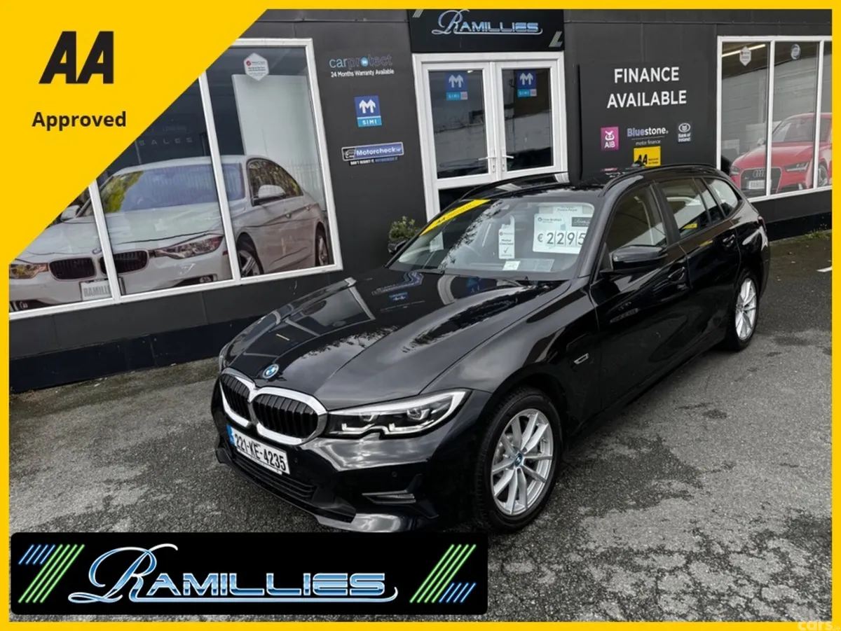 BMW 3-Series Estate, Petrol Plug-in Hybrid, 2022, Black
