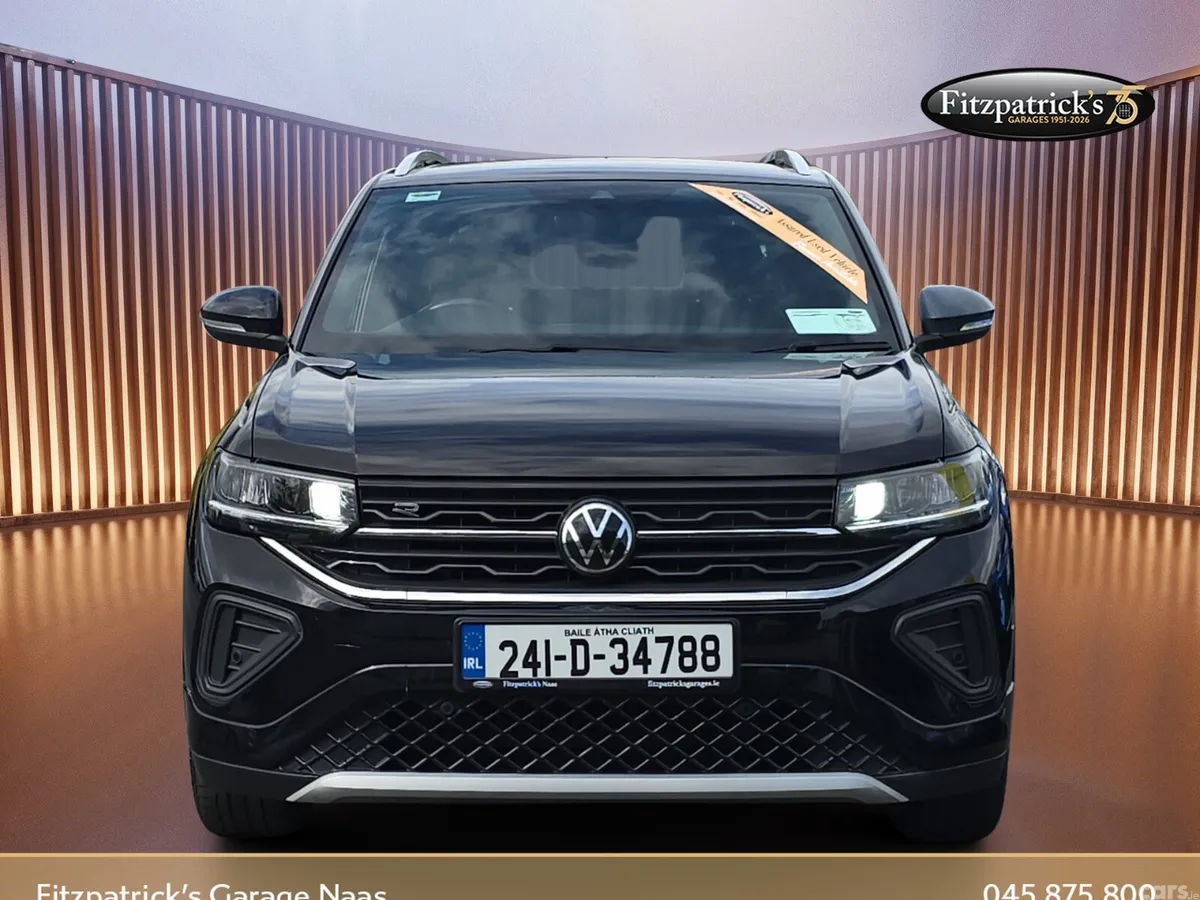 Volkswagen T-Cross SUV, Petrol, 2024, Black
