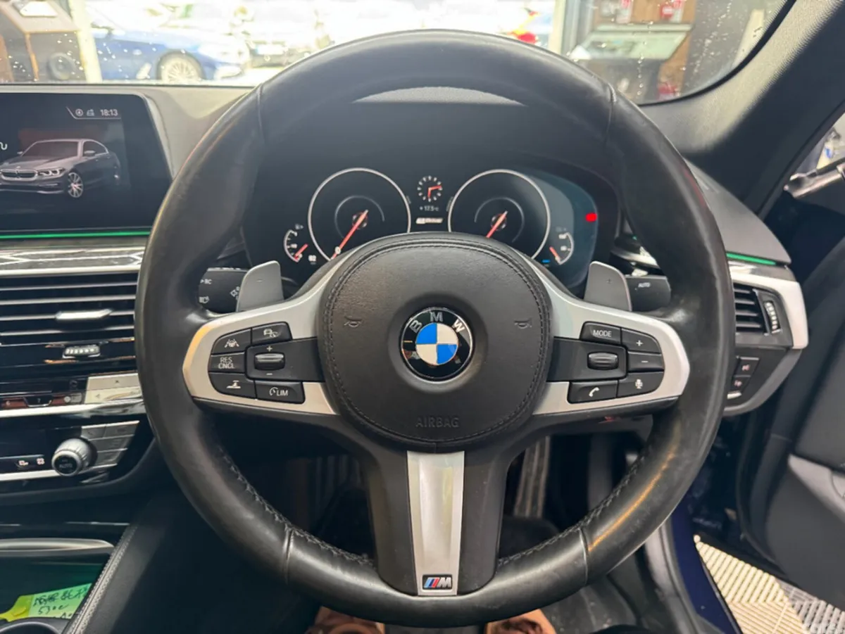 BMW 5-Series Saloon, Petrol, 2018, Blue