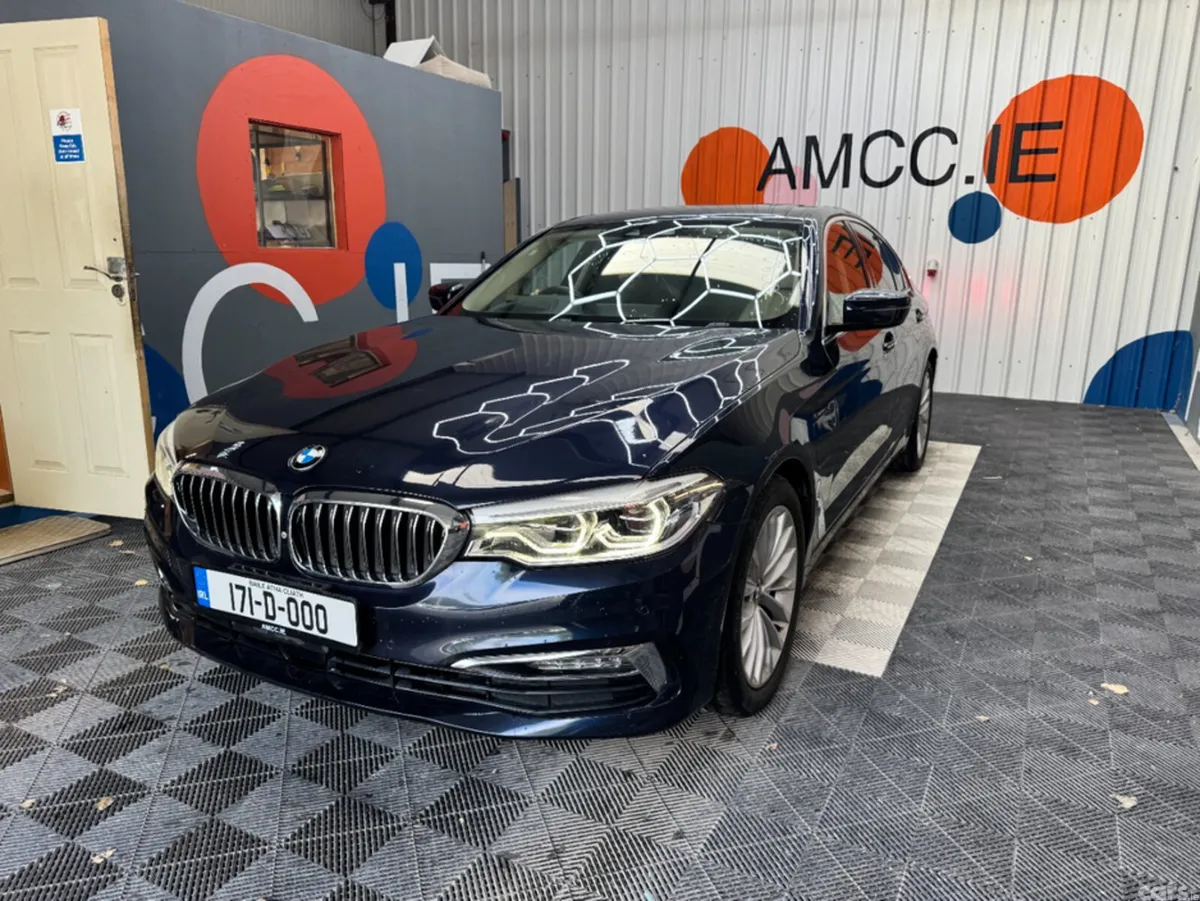 BMW 5-Series Saloon, Petrol, 2017, Blue