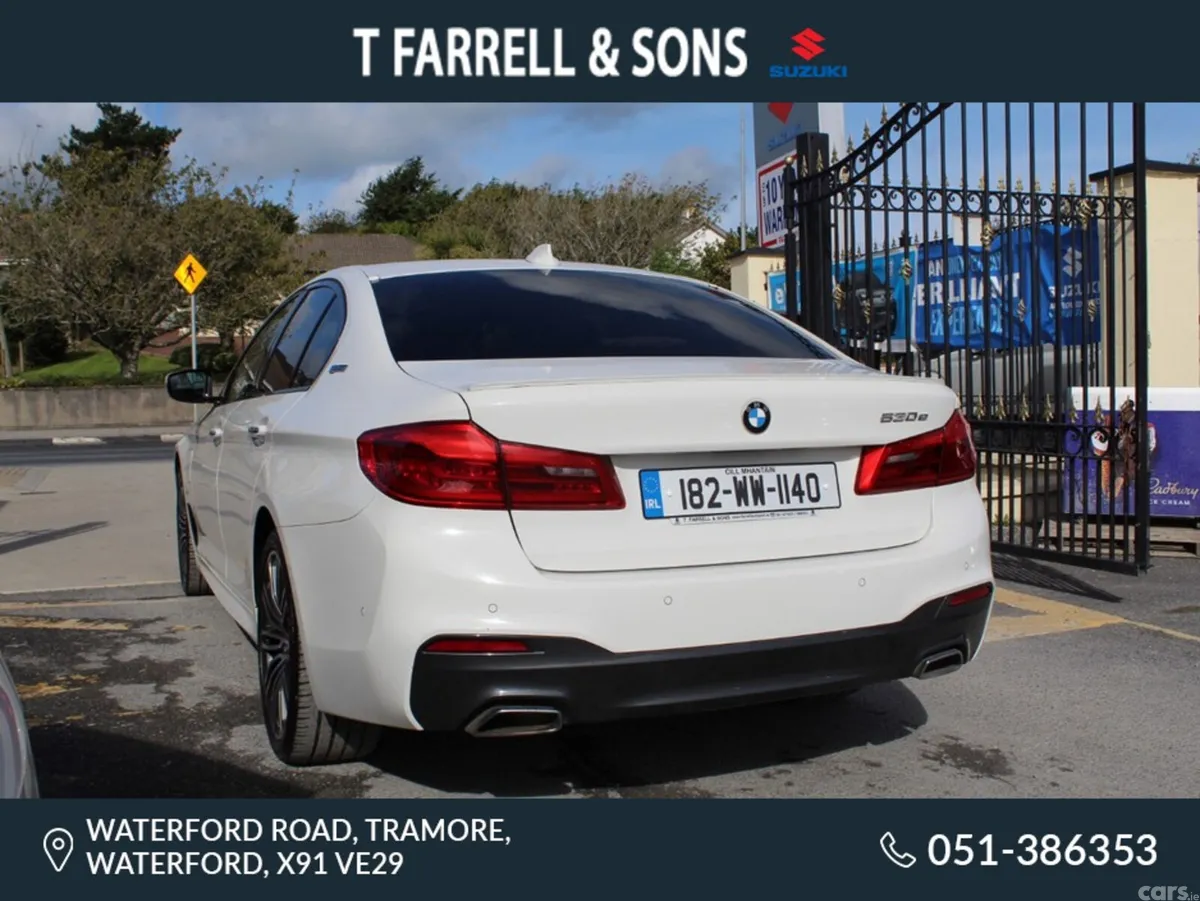 BMW 5-Series Saloon, Petrol Plug-in Hybrid, 2018, White