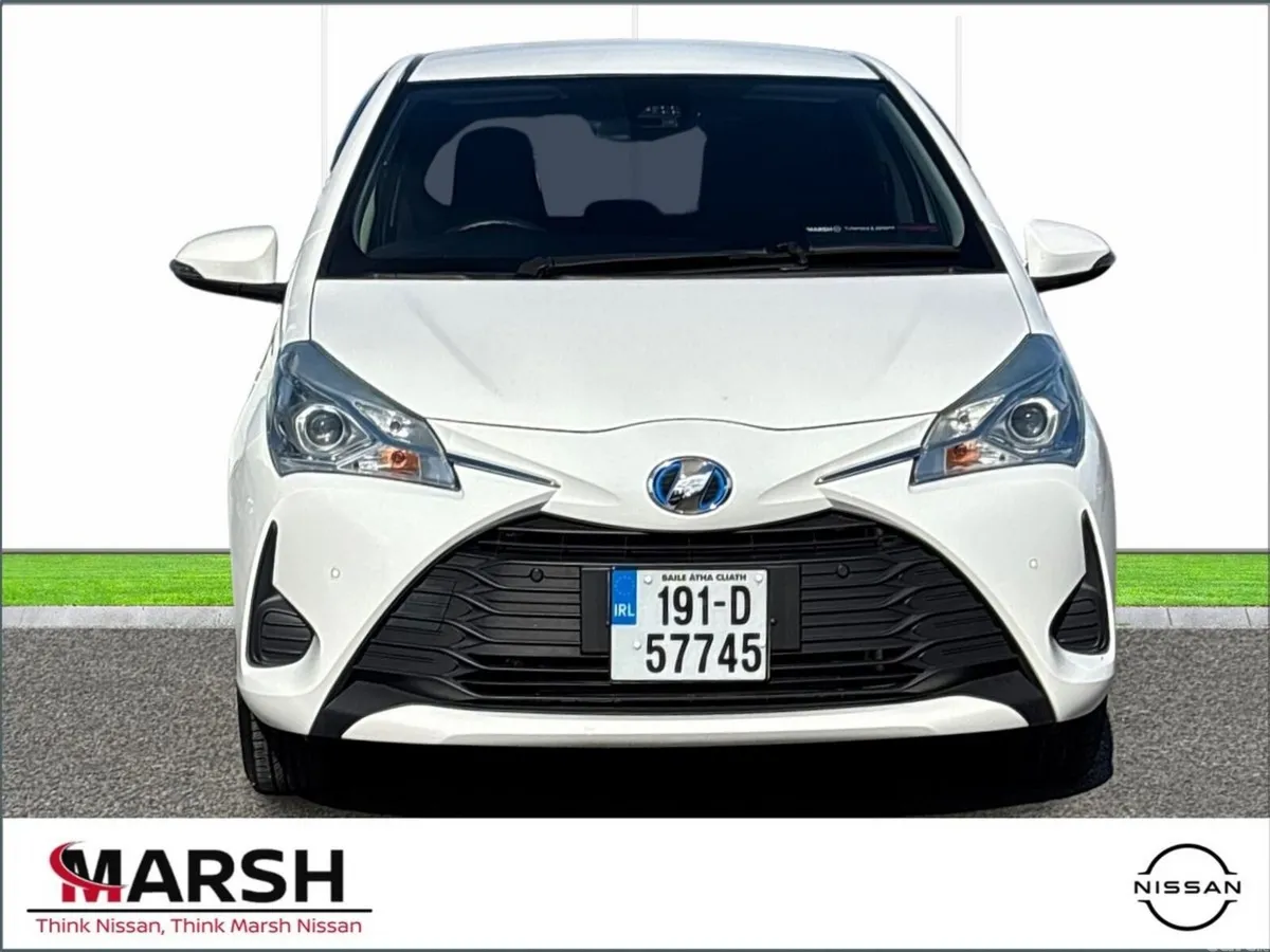 Toyota Vitz Hatchback, Petrol Hybrid, 2019, White