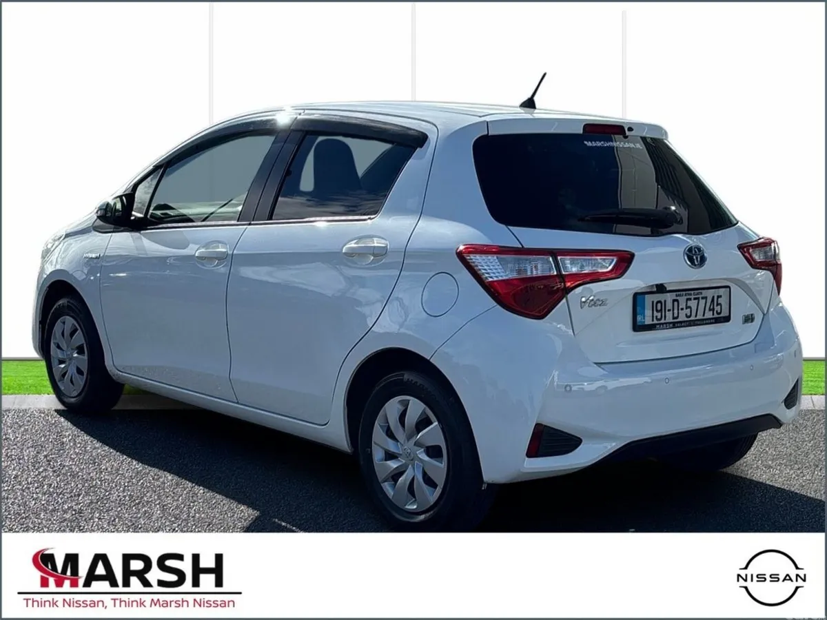 Toyota Vitz Hatchback, Petrol Hybrid, 2019, White