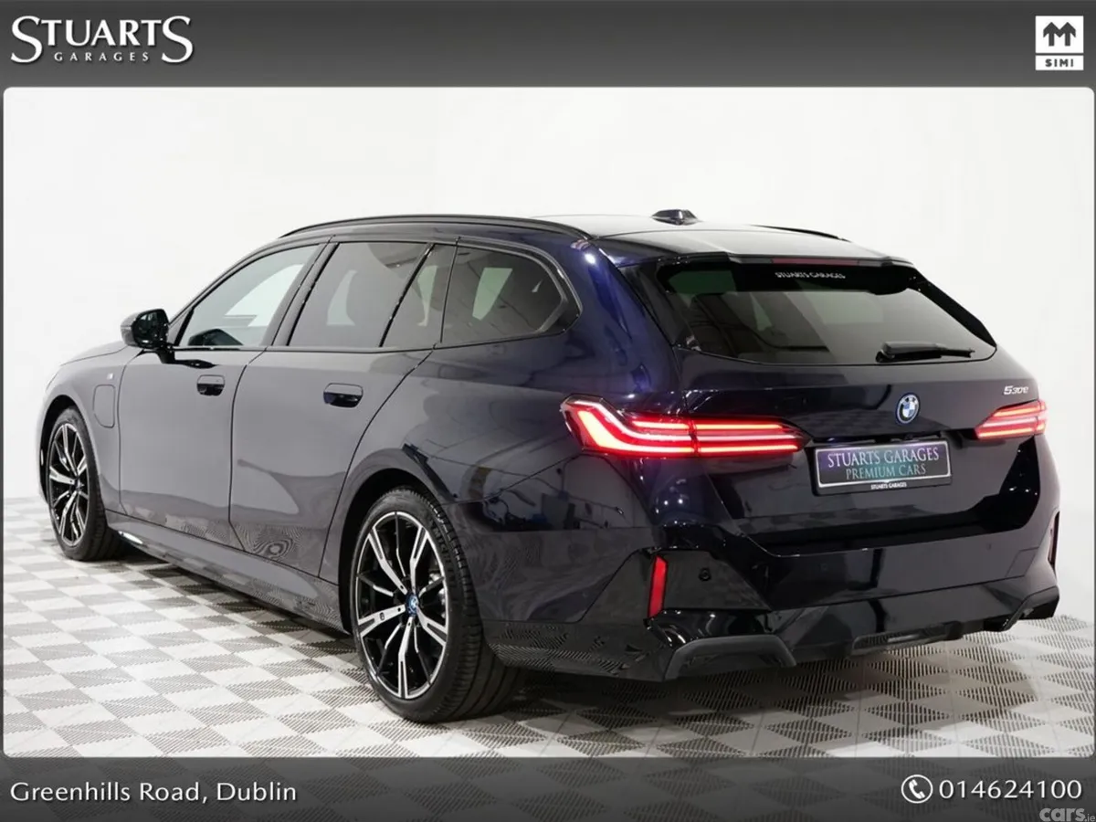 BMW 5-Series Estate, Petrol Plug-in Hybrid, 2025, Black