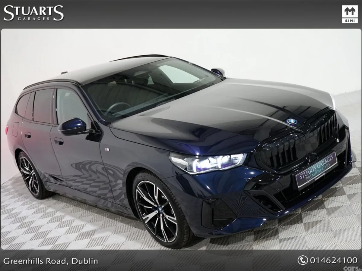 BMW 5-Series Estate, Petrol Plug-in Hybrid, 2025, Black