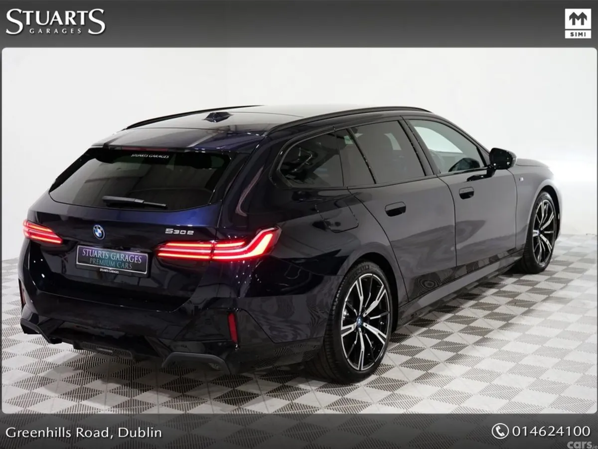 BMW 5-Series Estate, Petrol Plug-in Hybrid, 2025, Black