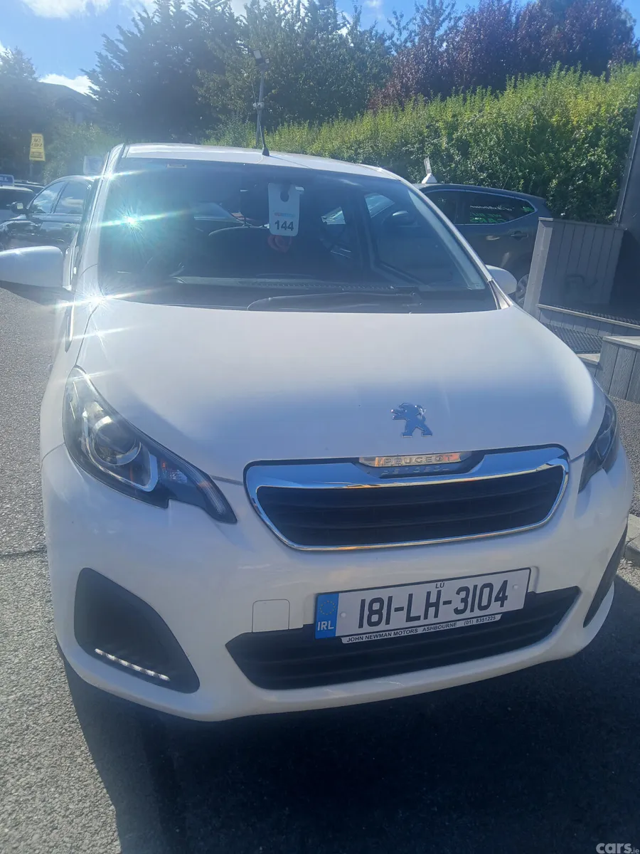 Peugeot 108 Hatchback, Petrol, 2018, White