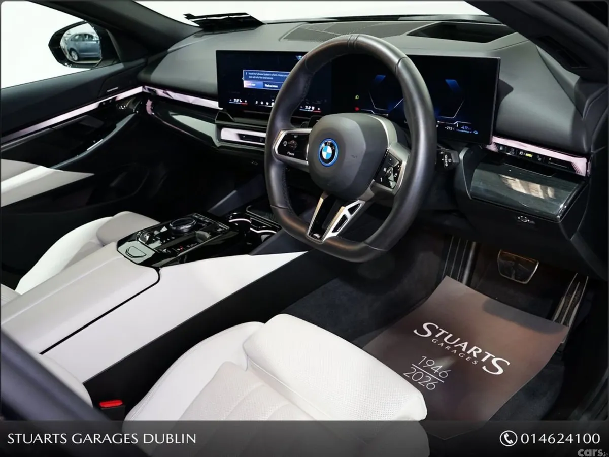 BMW 5-Series Estate, Petrol Plug-in Hybrid, 2025, Black