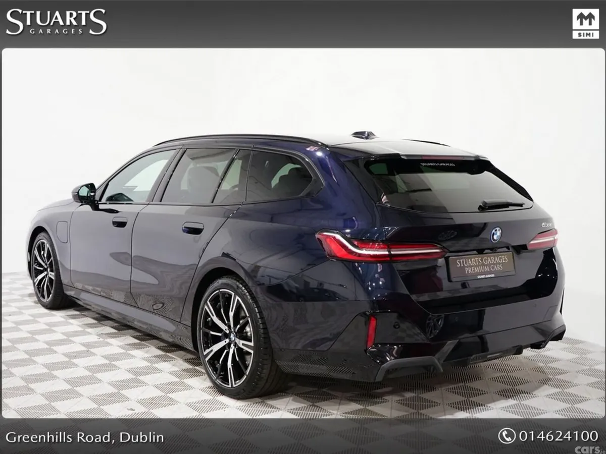BMW 5-Series Estate, Petrol Plug-in Hybrid, 2025, Black